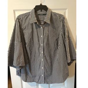 3X || Ralph Lauren || Gingham Blouse